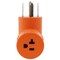 Ac Works Plug Adapter, 5-15/20R, 14-30P, 0 ft., Orange AD1430520 - alternate 2
